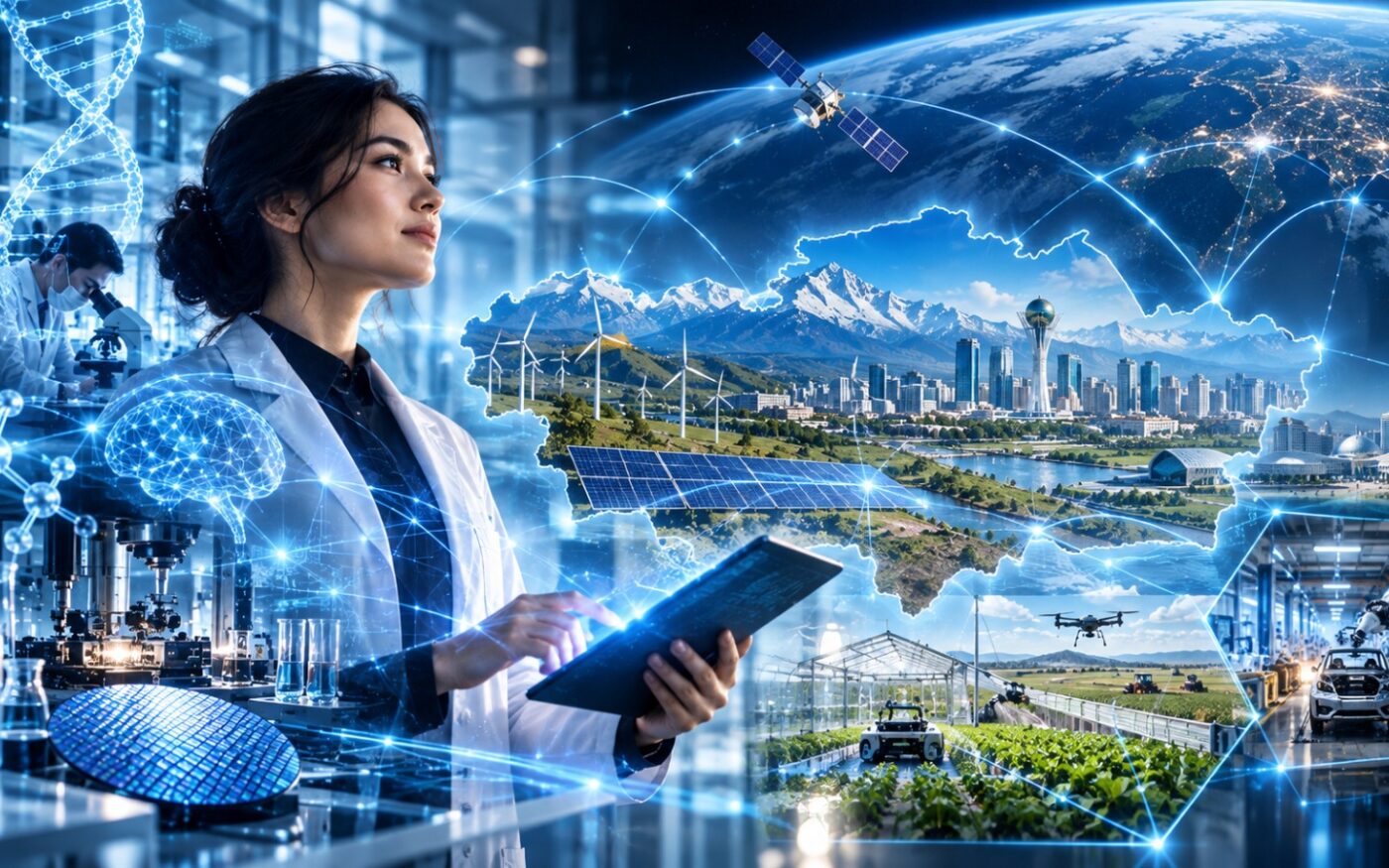 Инфографика Глобального инновационного индекса 2026 с позицией Казахстана