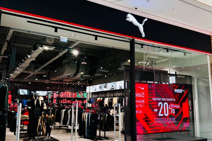 Puma — магазин спортивной одежды и обуви — в ТРЦ Aport Mall East